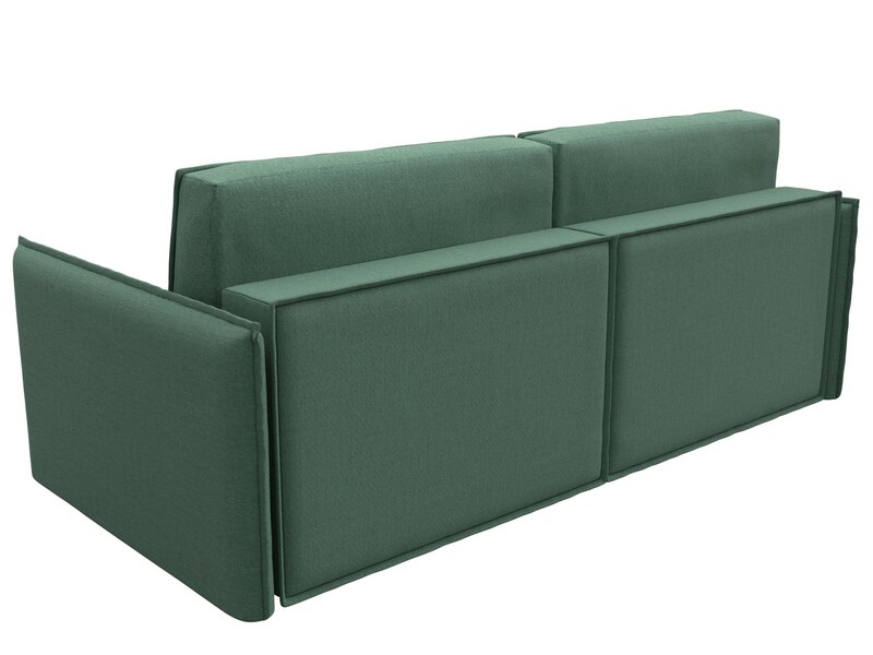 Диван прямой Либерти, Рогожка, Амур 11 зеленый