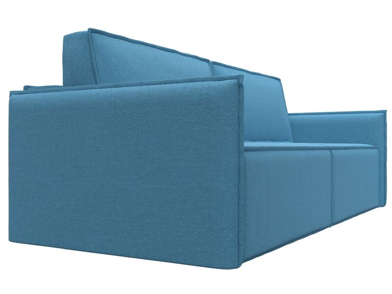 Диван прямой Либерти, Рогожка, Амур 10 голубой