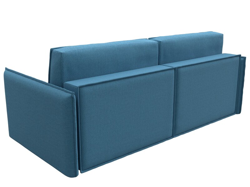 Диван прямой Либерти, Рогожка, Амур 10 голубой