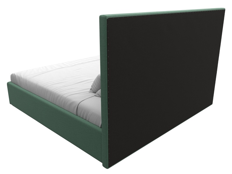 Кровать интерьерная Афродита 200, Рогожка, Амур 11 зеленый