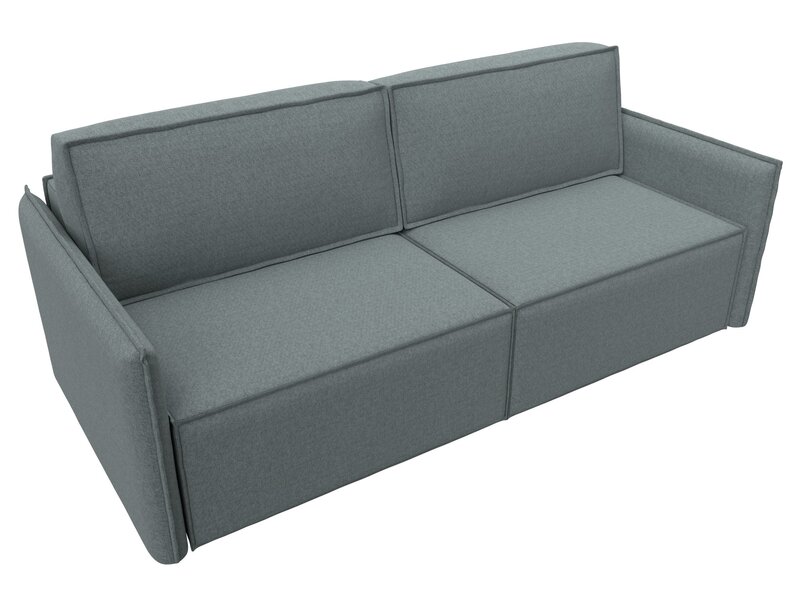 Диван прямой Либерти, Рогожка, Амур 07 серый