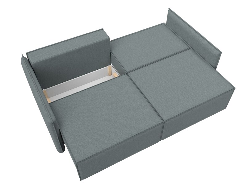 Диван прямой Либерти, Рогожка, Амур 07 серый