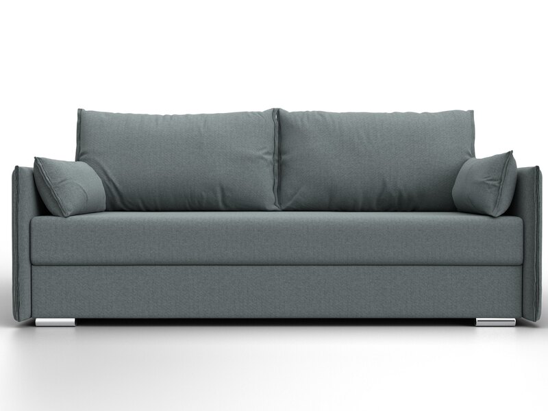 Диван прямой Сайгон, Рогожка, Амур 07 серый