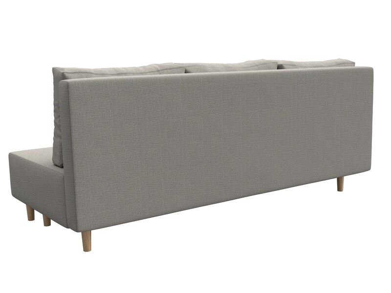 Диван прямой Лига-033, Рогожка, Амур 02 бежевый