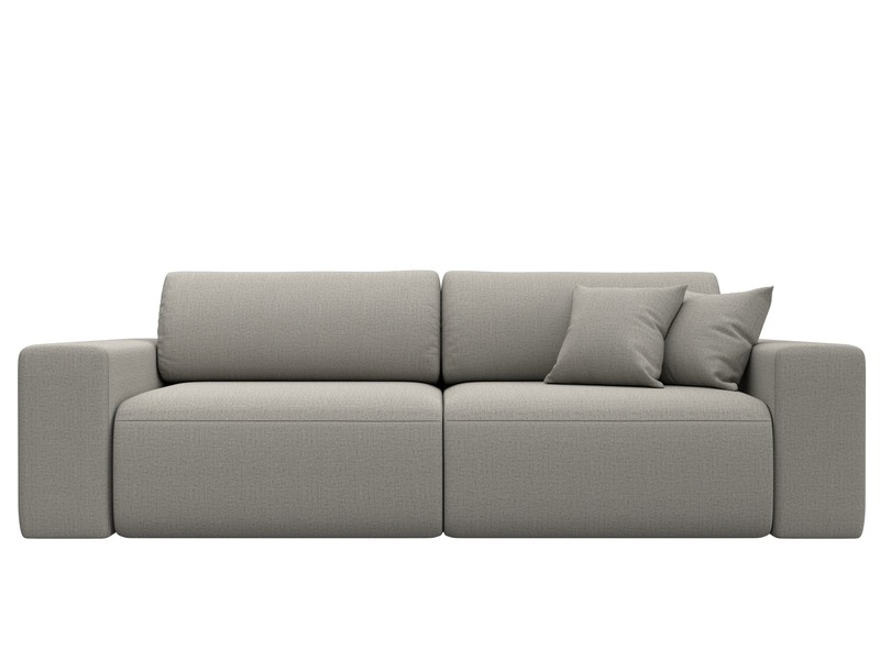 Диван прямой Лига-036 НПБ Классик, Рогожка, Амур 02 бежевый