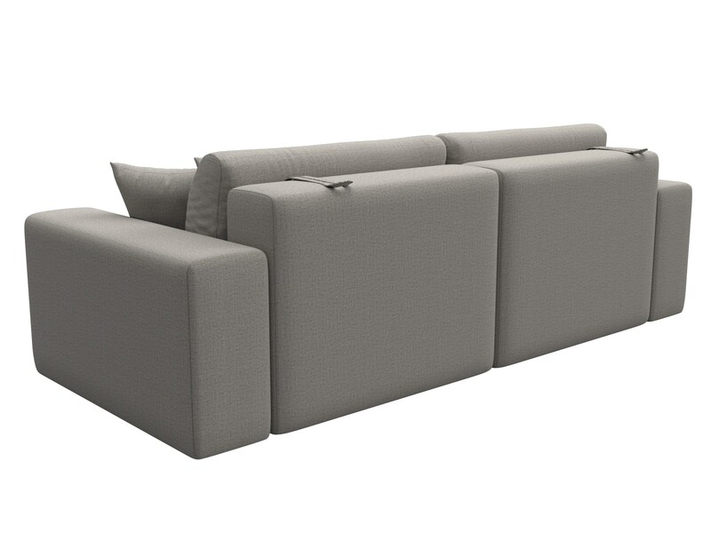 Диван прямой Лига-036 НПБ Классик, Рогожка, Амур 02 бежевый