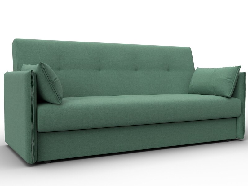 Диван-книжка Лига-018, Рогожка, Амур 11 зеленый