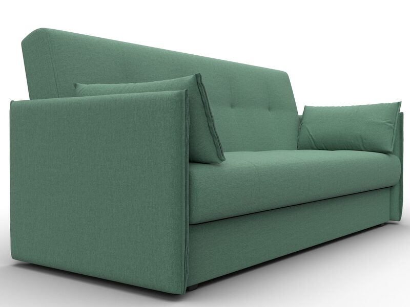 Диван-книжка Лига-018, Рогожка, Амур 11 зеленый