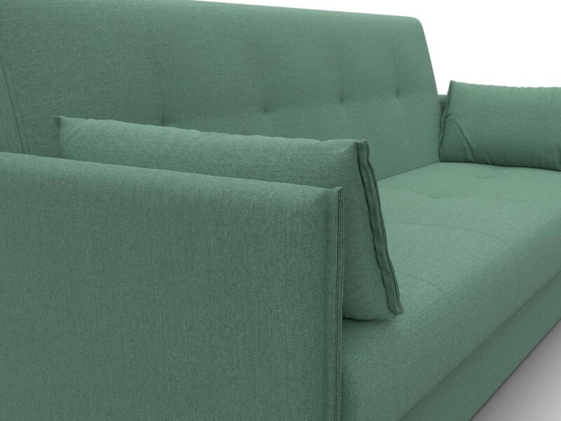 Диван-книжка Лига-018, Рогожка, Амур 11 зеленый