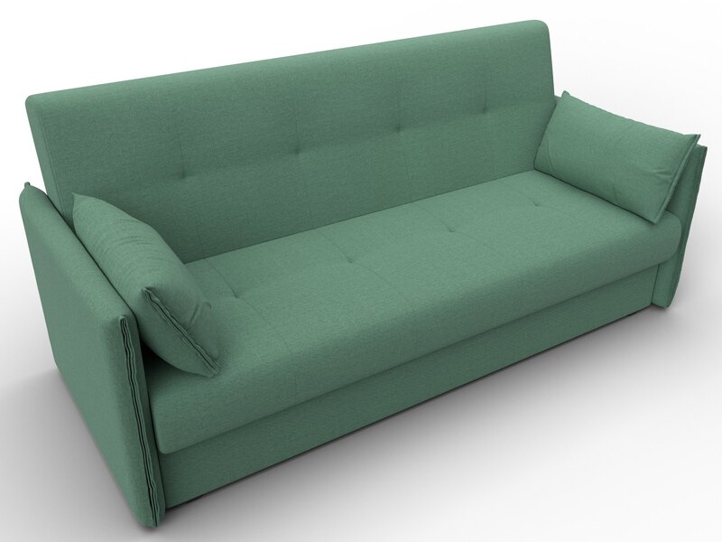 Диван-книжка Лига-018, Рогожка, Амур 11 зеленый