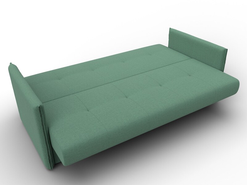 Диван-книжка Лига-018, Рогожка, Амур 11 зеленый