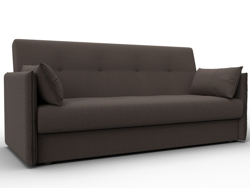 Диван-книжка Лига-018, Рогожка, Амур 05 коричневый