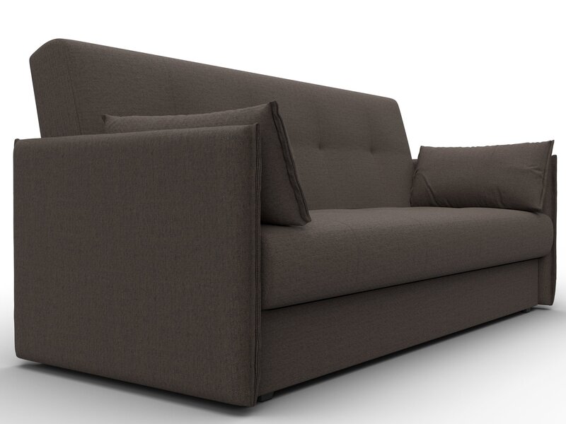 Диван-книжка Лига-018, Рогожка, Амур 05 коричневый