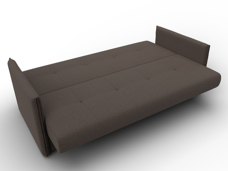 Диван-книжка Лига-018, Рогожка, Амур 05 коричневый