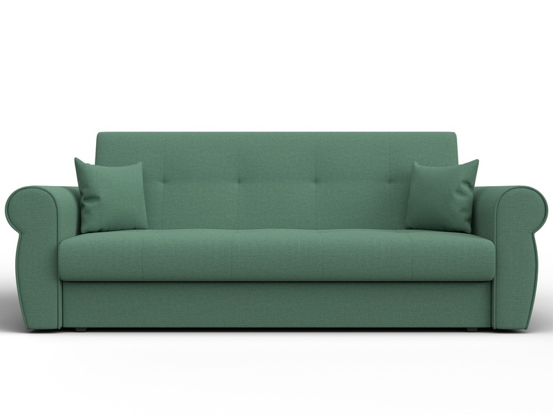 Диван-книжка Лига-019, Рогожка, Амур 11 зеленый