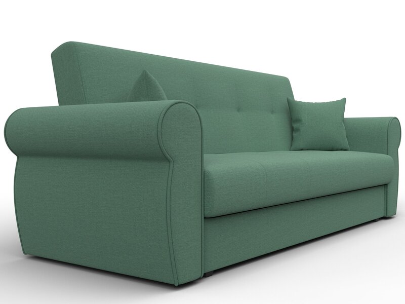 Диван-книжка Лига-019, Рогожка, Амур 11 зеленый