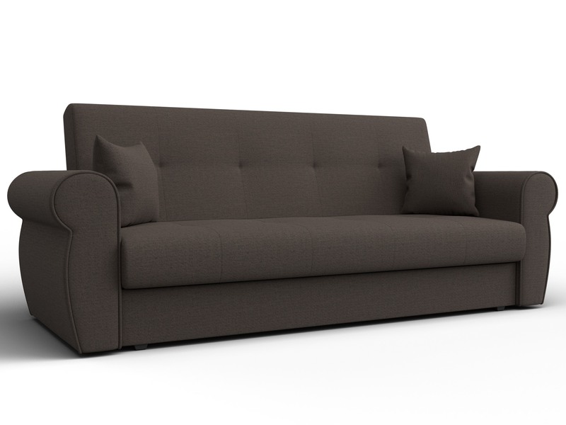 Диван-книжка Лига-019, Рогожка, Амур 05 коричневый