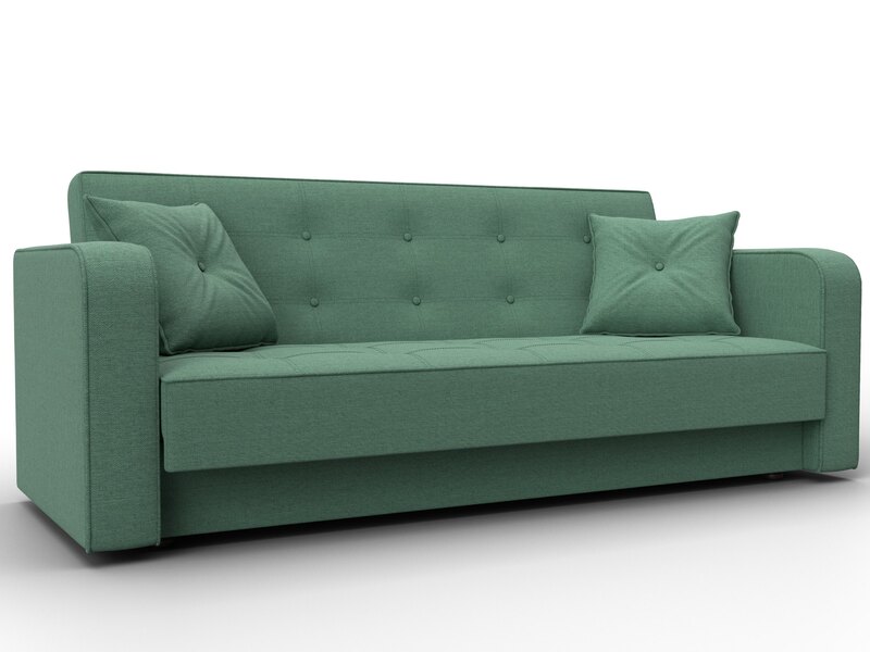 Диван-книжка Тур, Рогожка, Амур 11 зеленый