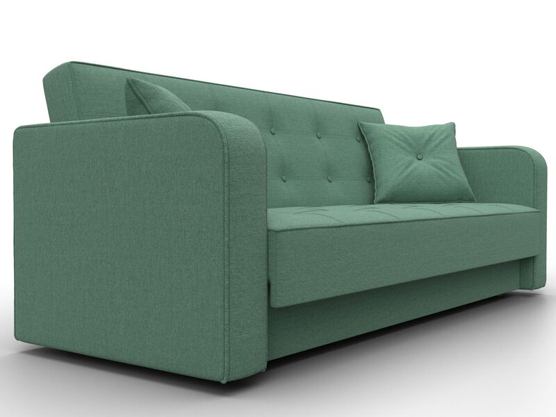 Диван-книжка Тур, Рогожка, Амур 11 зеленый