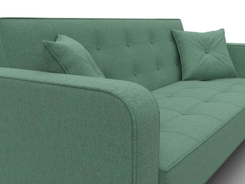 Диван-книжка Тур, Рогожка, Амур 11 зеленый