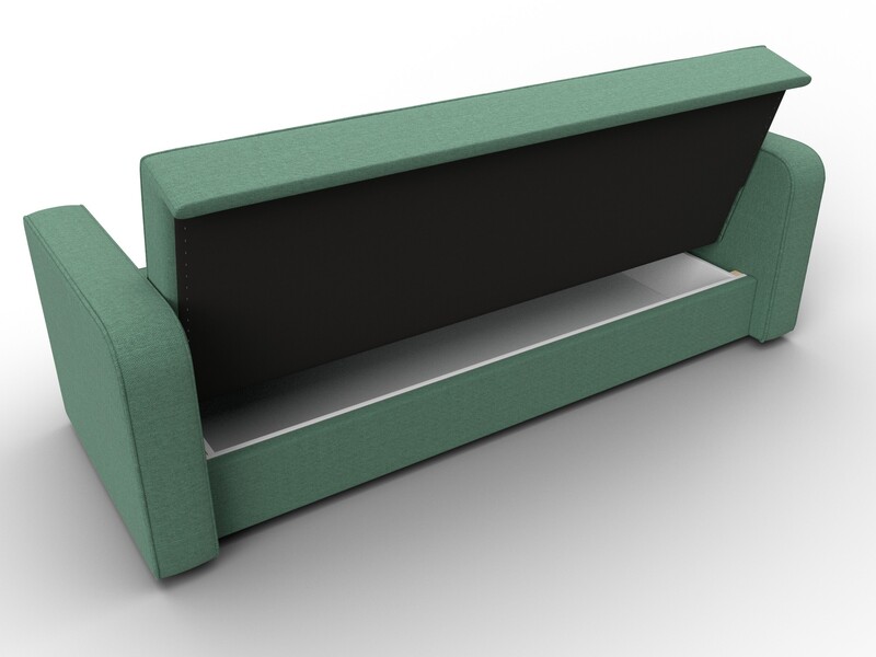 Диван-книжка Тур, Рогожка, Амур 11 зеленый