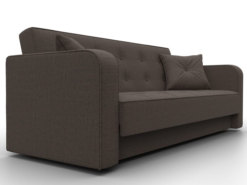 Диван-книжка Тур, Рогожка, Амур 05 коричневый