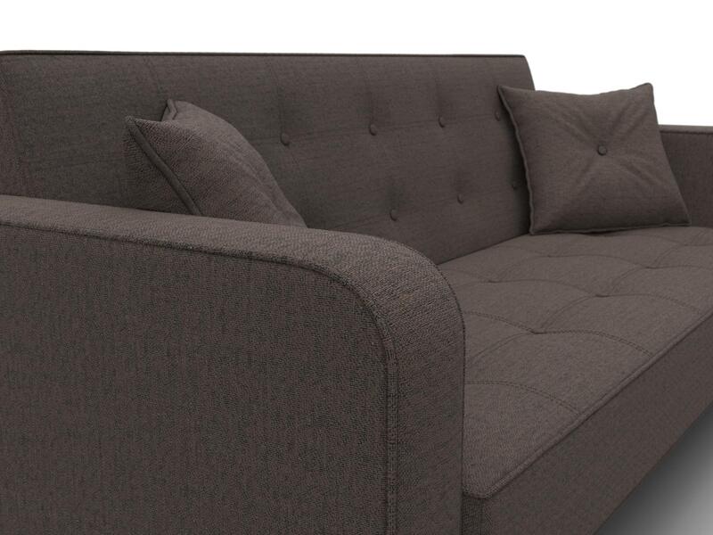 Диван-книжка Тур, Рогожка, Амур 05 коричневый