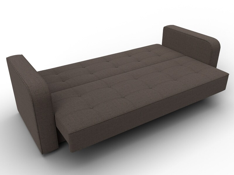 Диван-книжка Тур, Рогожка, Амур 05 коричневый