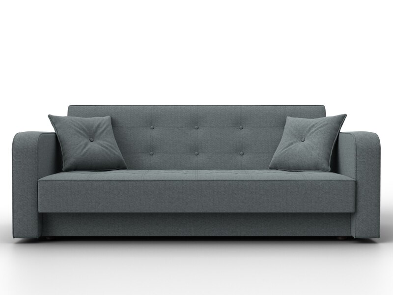 Диван-книжка Тур, Рогожка, Амур 07 серый