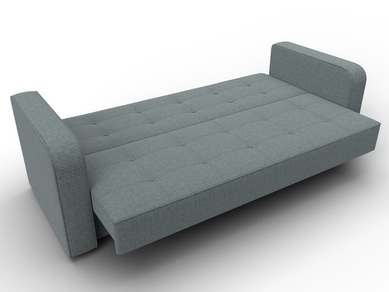 Диван-книжка Тур, Рогожка, Амур 07 серый