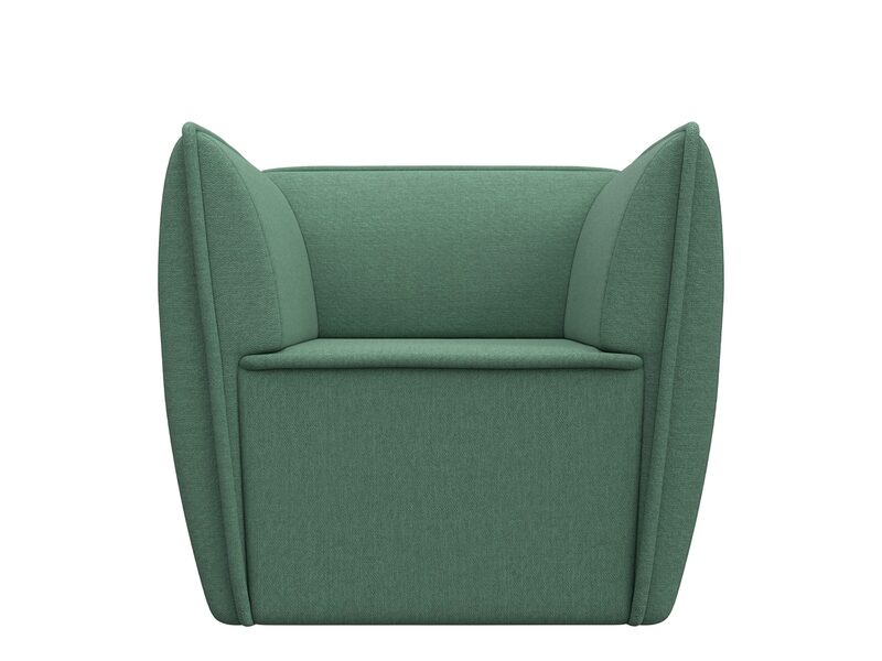 Кресло Бергамо, Рогожка, Амур 11 зеленый