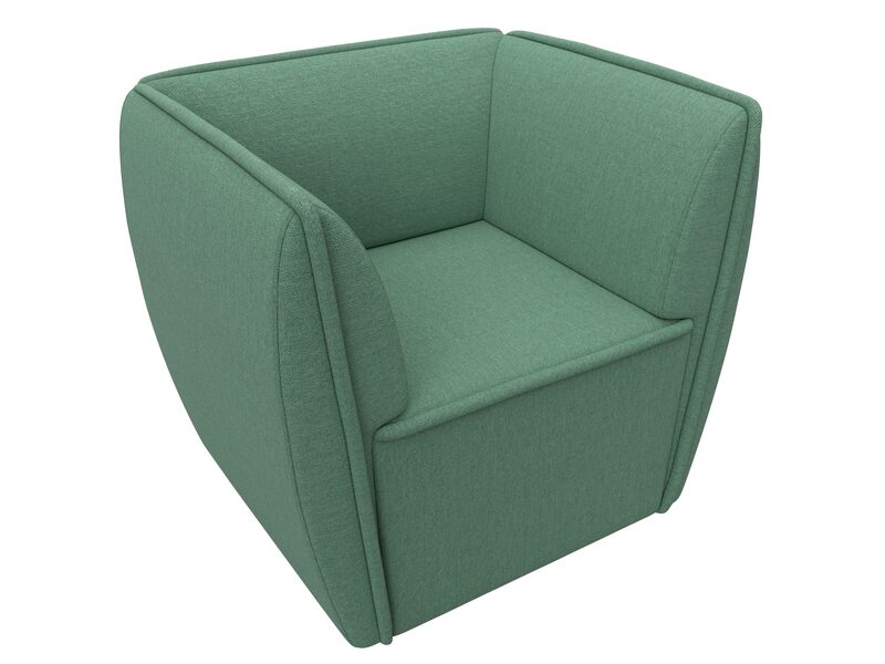 Кресло Бергамо, Рогожка, Амур 11 зеленый