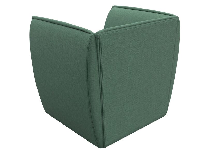 Кресло Бергамо, Рогожка, Амур 11 зеленый