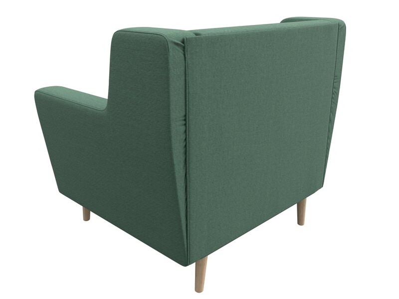 Кресло Брайтон, Рогожка, Амур 11 зеленый