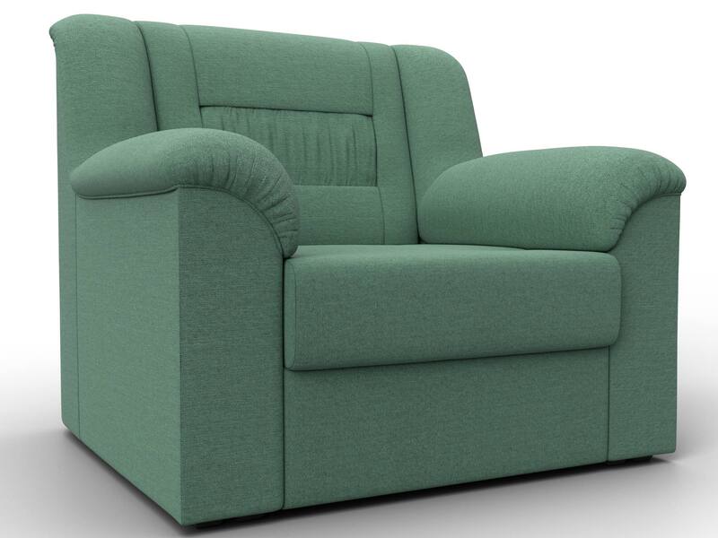 Кресло Карелия, Рогожка, Амур 11 зеленый