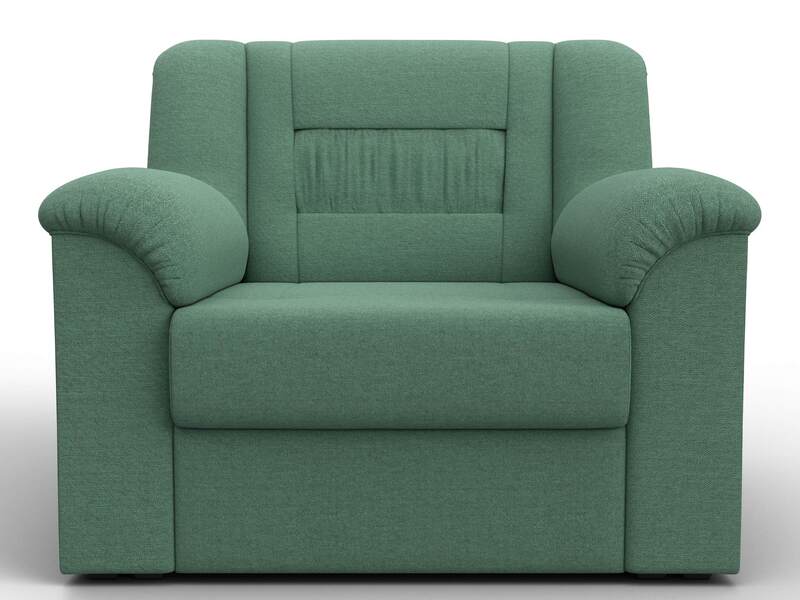 Кресло Карелия, Рогожка, Амур 11 зеленый