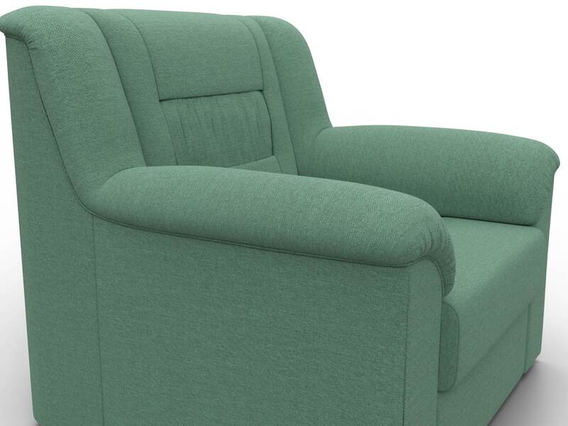 Кресло Карелия, Рогожка, Амур 11 зеленый