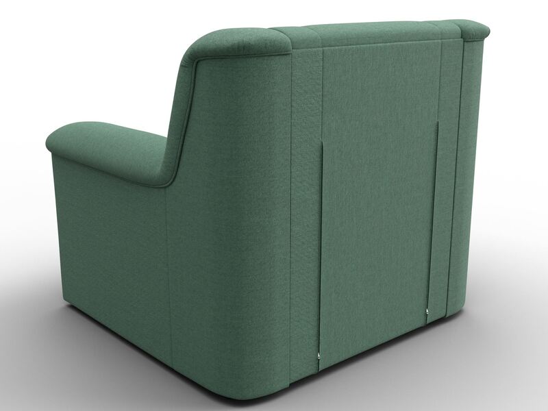 Кресло Карелия, Рогожка, Амур 11 зеленый