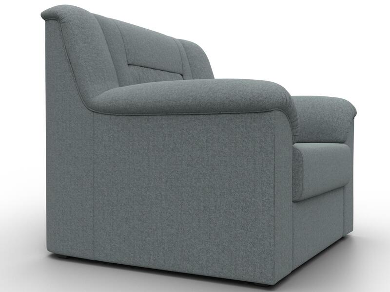 Кресло Карелия, Рогожка, Амур 07 серый