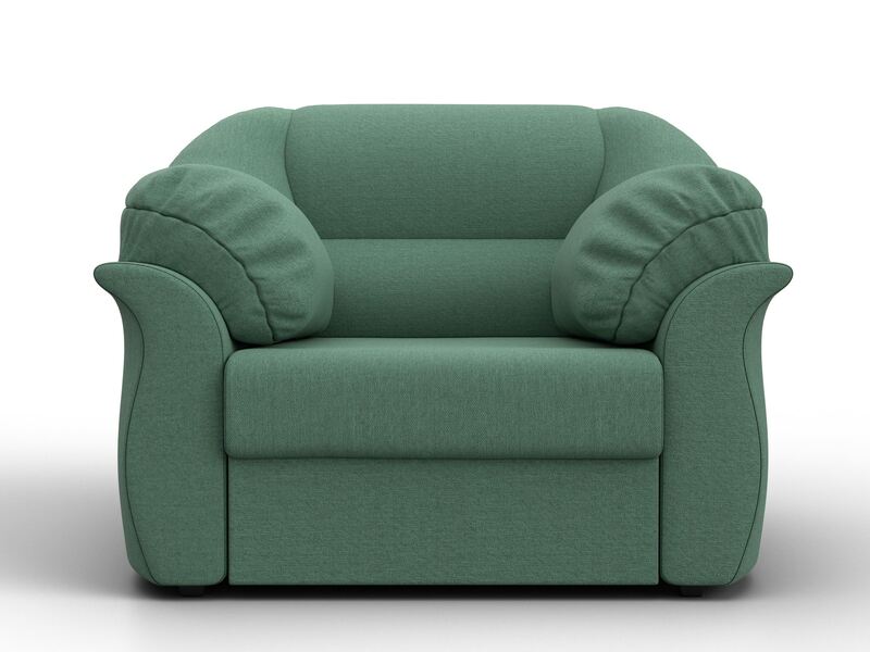 Кресло Карнелла, Рогожка, Амур 11 зеленый