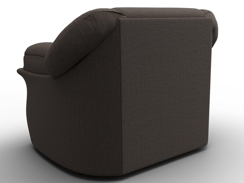 Кресло Карнелла, Рогожка, Амур 05 коричневый