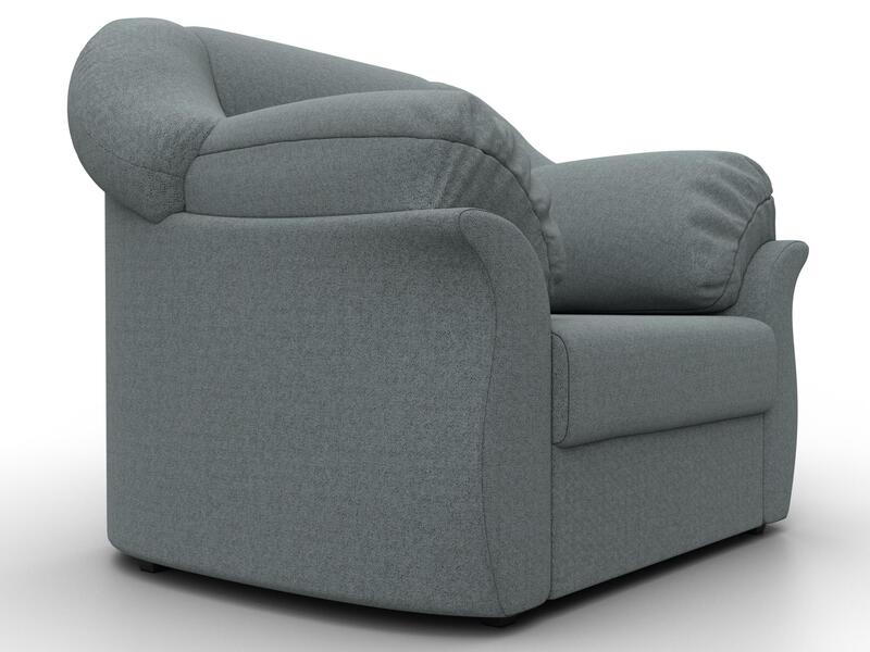 Кресло Карнелла, Рогожка, Амур 07 серый