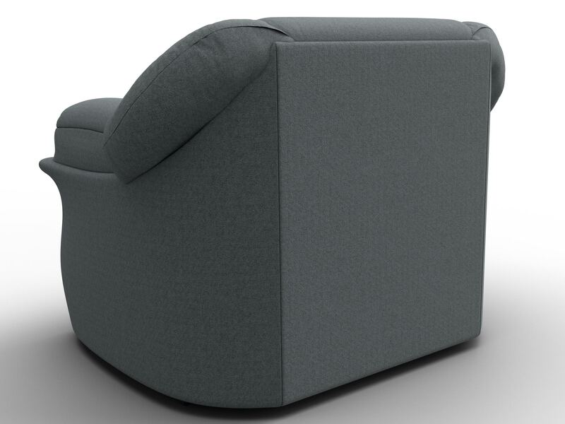 Кресло Карнелла, Рогожка, Амур 07 серый