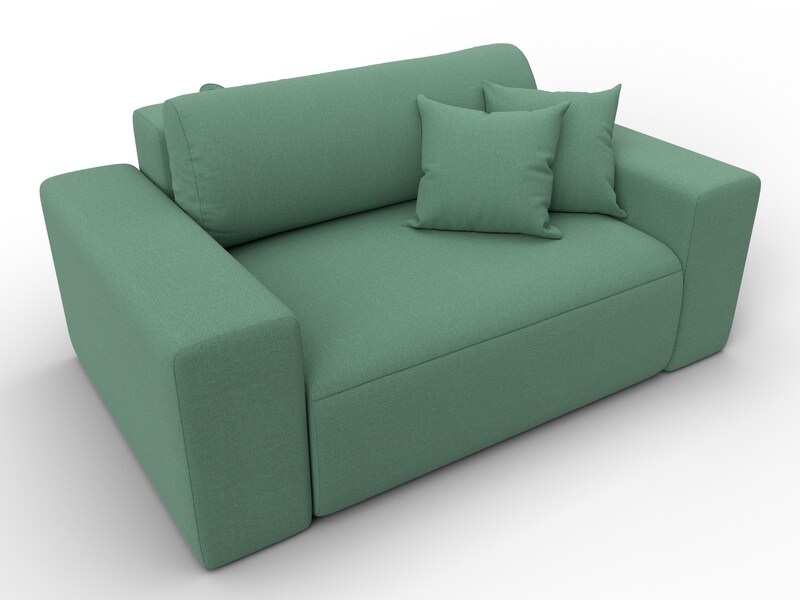 Кресло Лига-036 НПБ, Рогожка, Амур зеленый