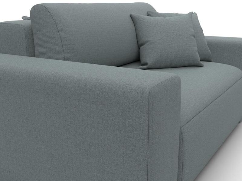 Кресло Лига-036 НПБ, Рогожка, Амур серый