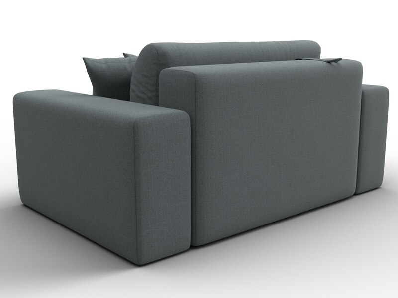 Кресло Лига-036 НПБ, Рогожка, Амур серый