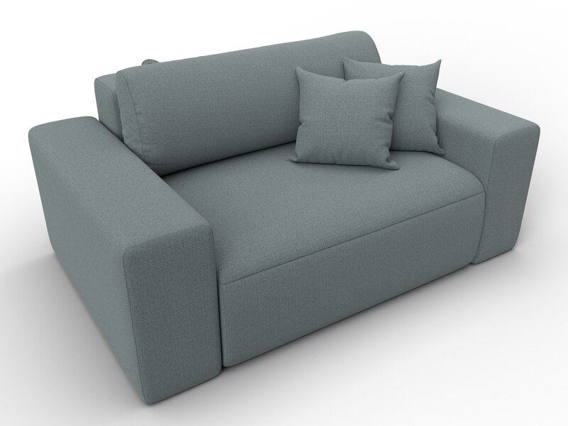 Кресло Лига-036 НПБ, Рогожка, Амур серый