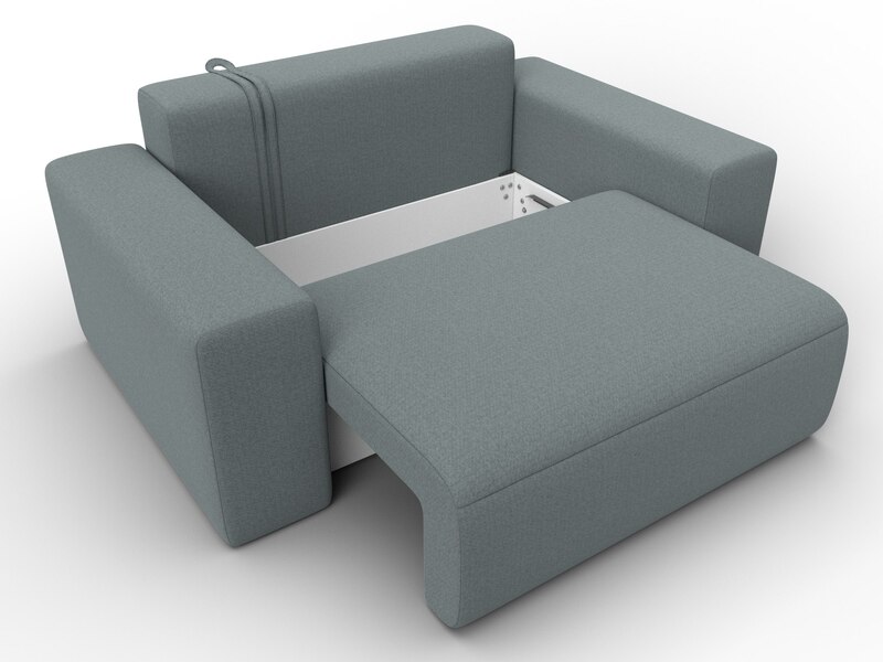 Кресло Лига-036 НПБ, Рогожка, Амур серый