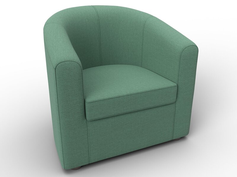 Кресло Норден, Рогожка, Амур 11 зеленый