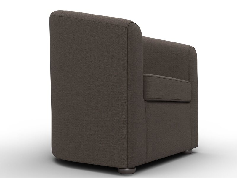 Кресло Норден, Рогожка, Амур 05 коричневый